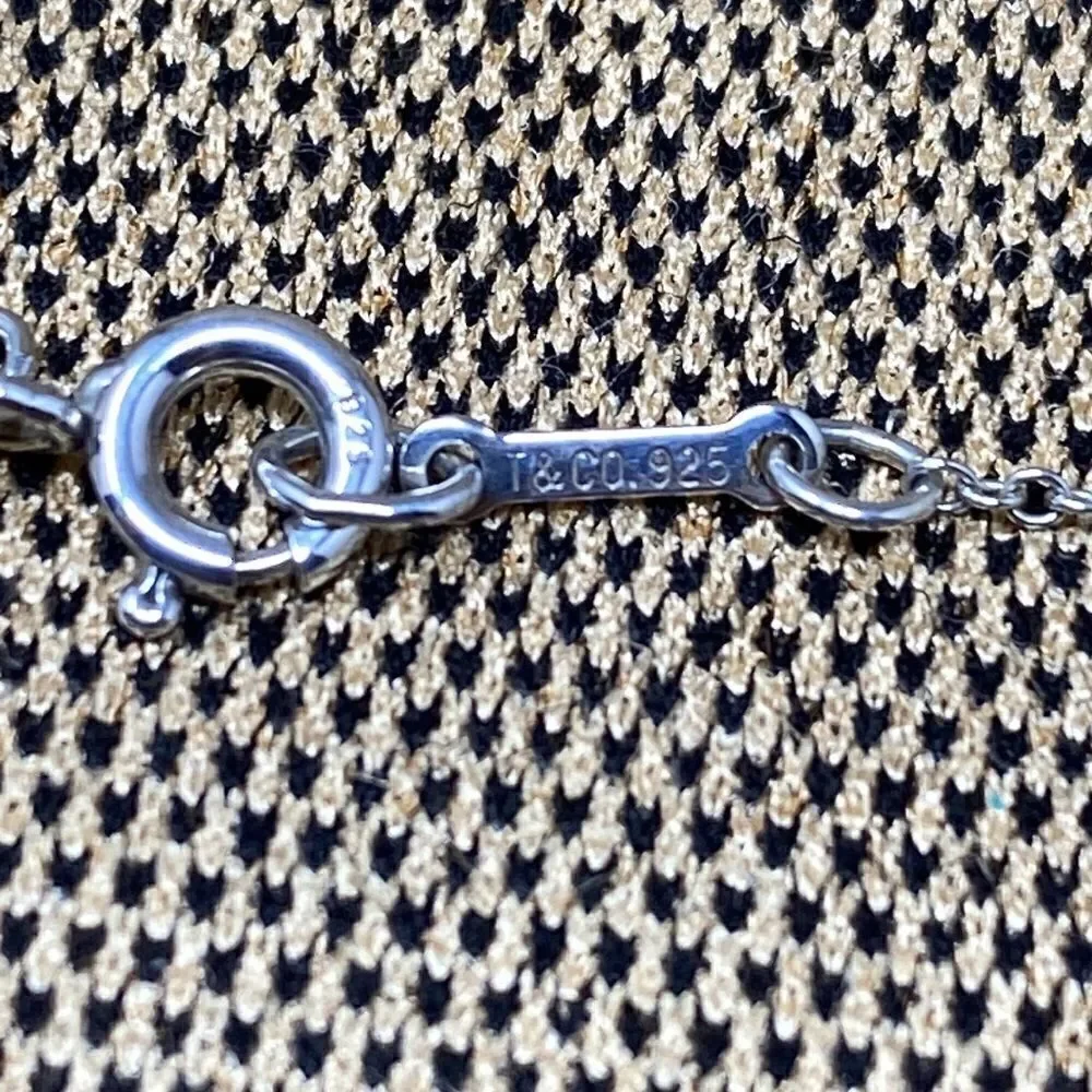 Tiffany & Co. Paloma Picasso Loving Heart Necklace Sterling Silver - Picture 4 of 8